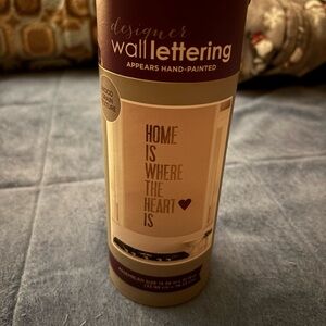 Designer Wall Lettering with Heart Design